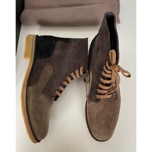 Bottega Veneta Suede Brown Ankle Boots 11.5 US (44.5 Eu) 522290 Italy NIB $960